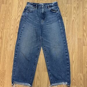 Moussy Vintage High Waisted Wide Leg Jeans Howa Size 27